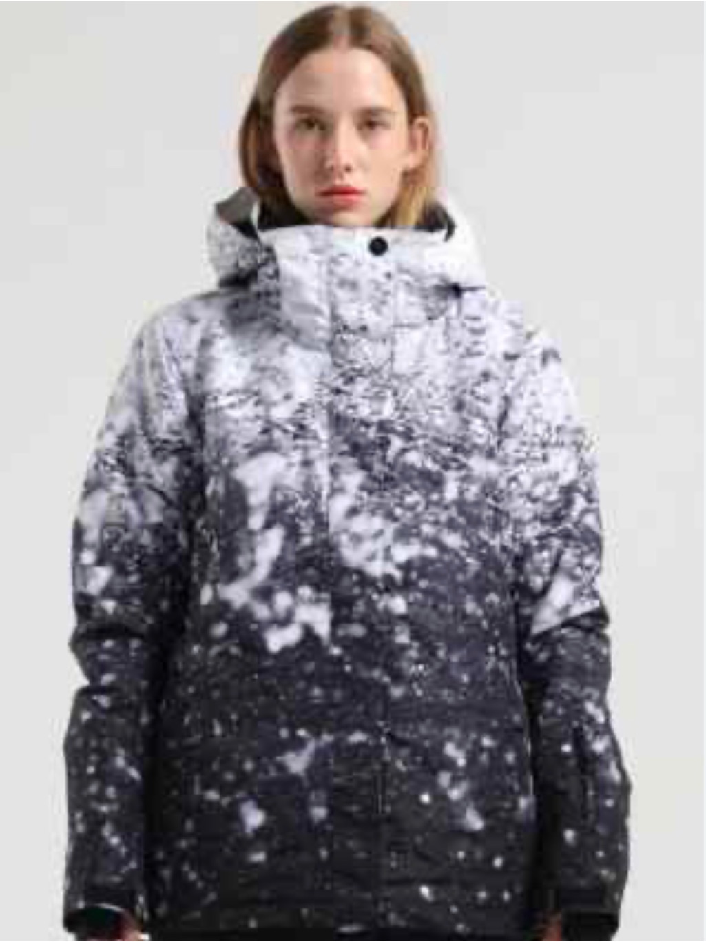 Smn Mountain Freeze Colorful Print Waterproof Winter Snowboard Jacket